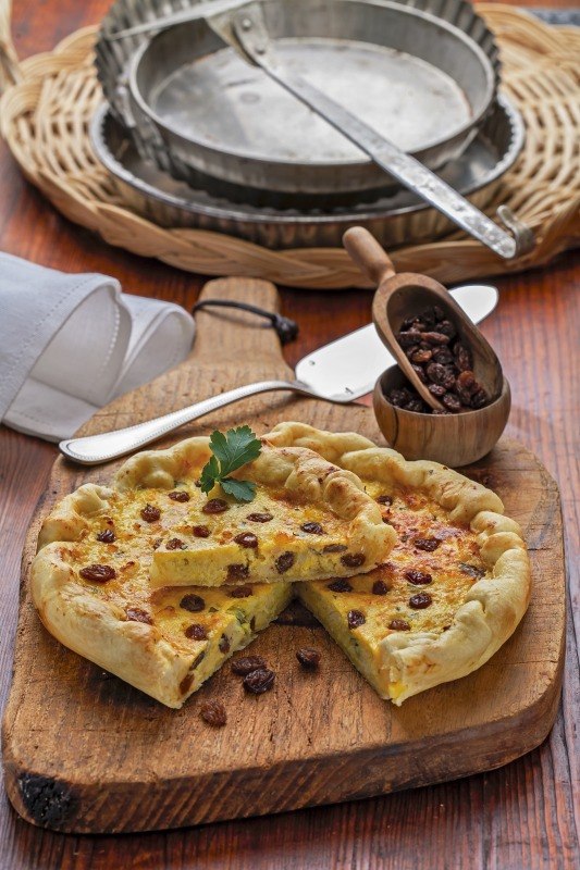 TORTA SALATA AL BACCALÀ E UVETTA - 6635