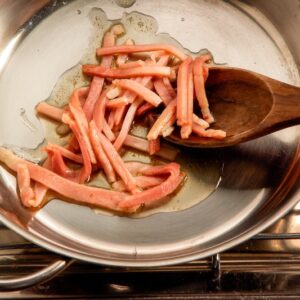OMELETTE AL PROSCIUTTO (STEP 1)