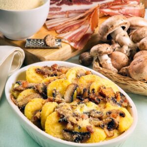 GNOCCHI DI SEMOLINO AI FUNGHI - 907