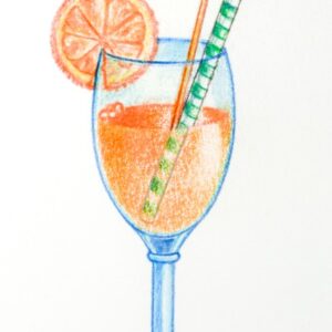 COCKTAIL ALLA ARANCIA; CANNUCCIA; OMBRELLINO; SCORZA DI ARANCIA