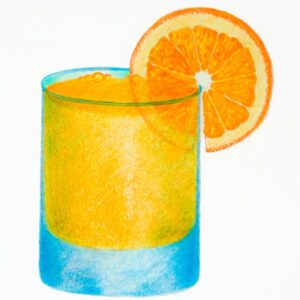 COCTAIL CON ARANCIA IN TUMBLER