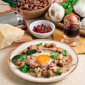 UOVA E FAGIOLI BORLOTTI