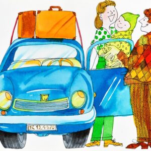VIAGGIO IN AUTOMOBILE, PARTENZA