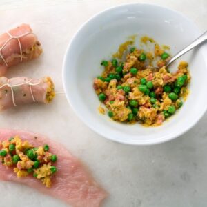 CORONCINE DI RISO CON INVOLTINI DI POLLO (STEP 2)