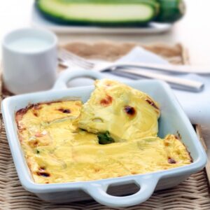 TORTINO DI ZUCCHINE E FONTINA
