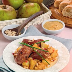 SALSICCETTE CON PINOLI E MELE