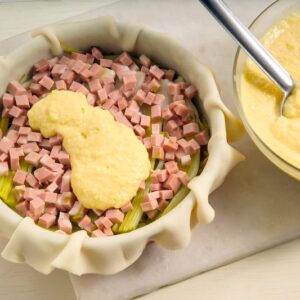 TORTA AI PORRI E MORTADELLA (Step 4) - K7980