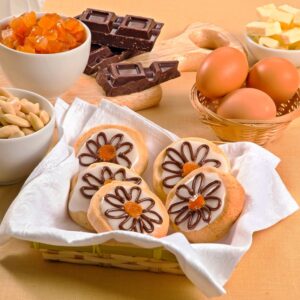 BISCOTTI DI MANDORLE GLASSATI - K8754