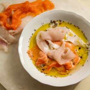 SPIEDINI DI PESCE - PREPARAZIONE (STEP 1)