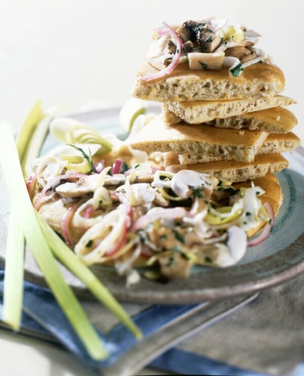 PANCAKE CON INSALATA E FUNG