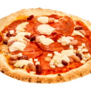 PIZZA MOZZARELLA FAGIOLI E SALAME - S0203055