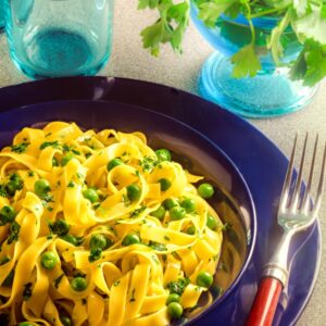TAGLIATELLE VERDI E GIALLE