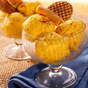 GELATO ALLO ZAFFERANO CON CIALDE ALLA CANNELLA - S1503-290
