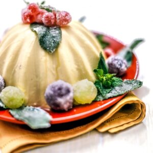 BAVARESE AL CIOCCOLATO BIANCO CON FRUTTA BRINATA - S 17 03 208 - 74862