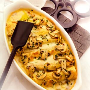 CANNELLONI AI FUNGHI CON BESCIAMELLA