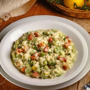 RISOTTO CON FAVE