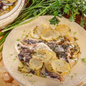 ORATA AL FORNO CON PATATE E PECORINO - S19012 - 75662