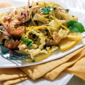 REGINETTE CON SCAMPI E AGRUMI - S 19 03 081 - 75717