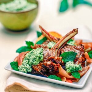 COSTOLETTE DI AGNELLO IN SALSA DI CEDRO E MENTA - S 23 04 171 - 77027