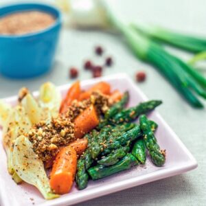 VERDURE MISTE A VAPORE CON SALSA ALLA FRUTTA SECCA - S 23 04 363 - 77042