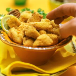 BOCCONCINI DI POLLO FRITTO ALLE NOCI PECAN - S 23 04 636 - 77097