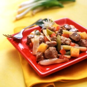 SPEZZATINO DI MAIALE ALL’ANANAS - S2404349 - 77402