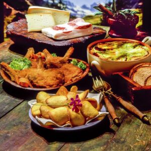 TEGOLE DI AOSTA SEUPA VALPELLINETZE COSTOLETTE ALLA VALDOSTANA