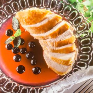 POLLO CON SALSA DI MIRTILLI - S 30 980 - 78853