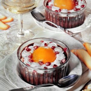 BUDINI CON PANNA E PESCHE SCIROPPATE - S 6200 - 79073