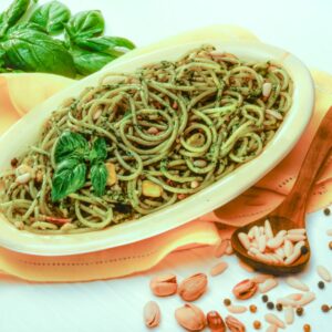 SPAGHETTI AL PESTO CON PISTACCHI - S 3200 - 1157