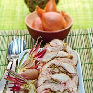 ROTOLO DI CONIGLIO AI CARCIOFI - 1160