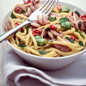 LINGUINE CON FAVE E MOSCARDINI - S 2504182 - 5043