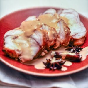 ARROSTO DI PESCATRICE AL MIELE CON SALSA DI YOGURT - S 2304177 - 5103