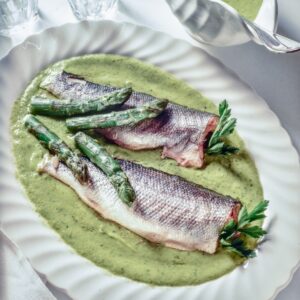 FILETTI DI BRANZINO CON PUREA DI ASPARAGI - S 54910 - 5083