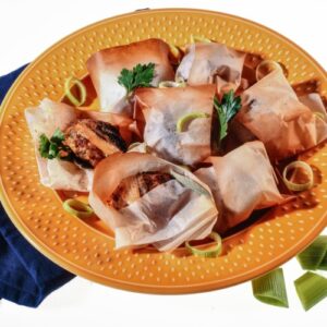 POLPETTE AI PORRI AL CARTOCCIO