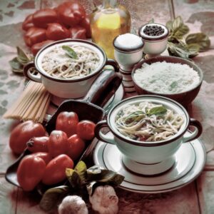 SPAGHETTI POMODORO E BASILICO