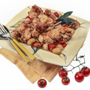 CONIGLIO E CIPOLLINE IN UMIDO - S 2302 - 5343
