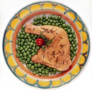 POLLO ARROSTO CON PISELLI - S24920