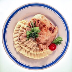 POLLO AL FORNO CON PURÈ DI PATATE - S 04960