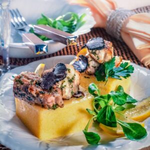 SCATOLINE DI POLENTA CON ANGUILLA AL TARTUFO - S 2203033 - 5446