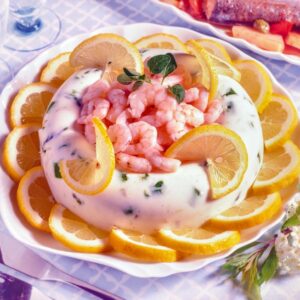 S 74920 MOUSSE DI ASPARAGI E GAMBERETTI