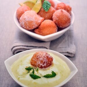 ALBICOCCHE IN PASTELLA CON ZABAIONE GHIACCIATO AL LIME - S 2904252 - 6059