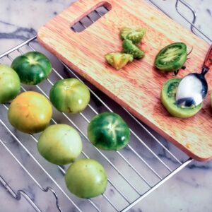 POMODORINI VERDI FRITTI ALLA CREMA DI POMODORO (STEP 2) - S 2304299 - 6339