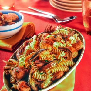 FUSILLI AI CARCIOFI CON POLPETINE DI PESCE - S 1204102 - 6814