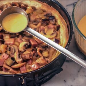TORTA DI CHAMPIGNON E MELANZANE AL SESAMO (STEP 4) - S 15040106