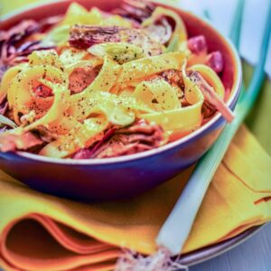 TAGLIATELLE CON CARCIOFI E BACON - S 2404009 - 8046
