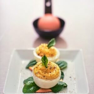 BOCCONCINI DI UOVA FARCITE CON CREMA DI MELE AL CURRY - S 2304526 - 8088