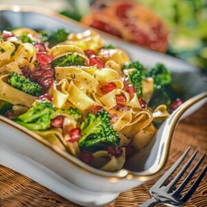 TAGLIATELLE CON BROCCOLETTI E MELOGRANO - S 82970 - 8093