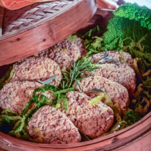 POLPETTONE DI POLLO E PROSCIUTTO A VAPORE - S 05980