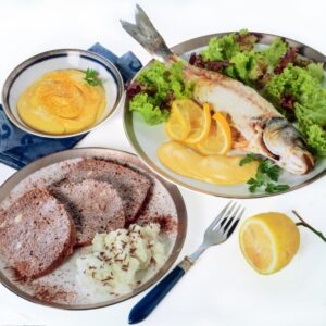 TORTA AL CIOCCOLATO, BRANZINO ALLA SALSA OLANDESE - S 5700 - 8249